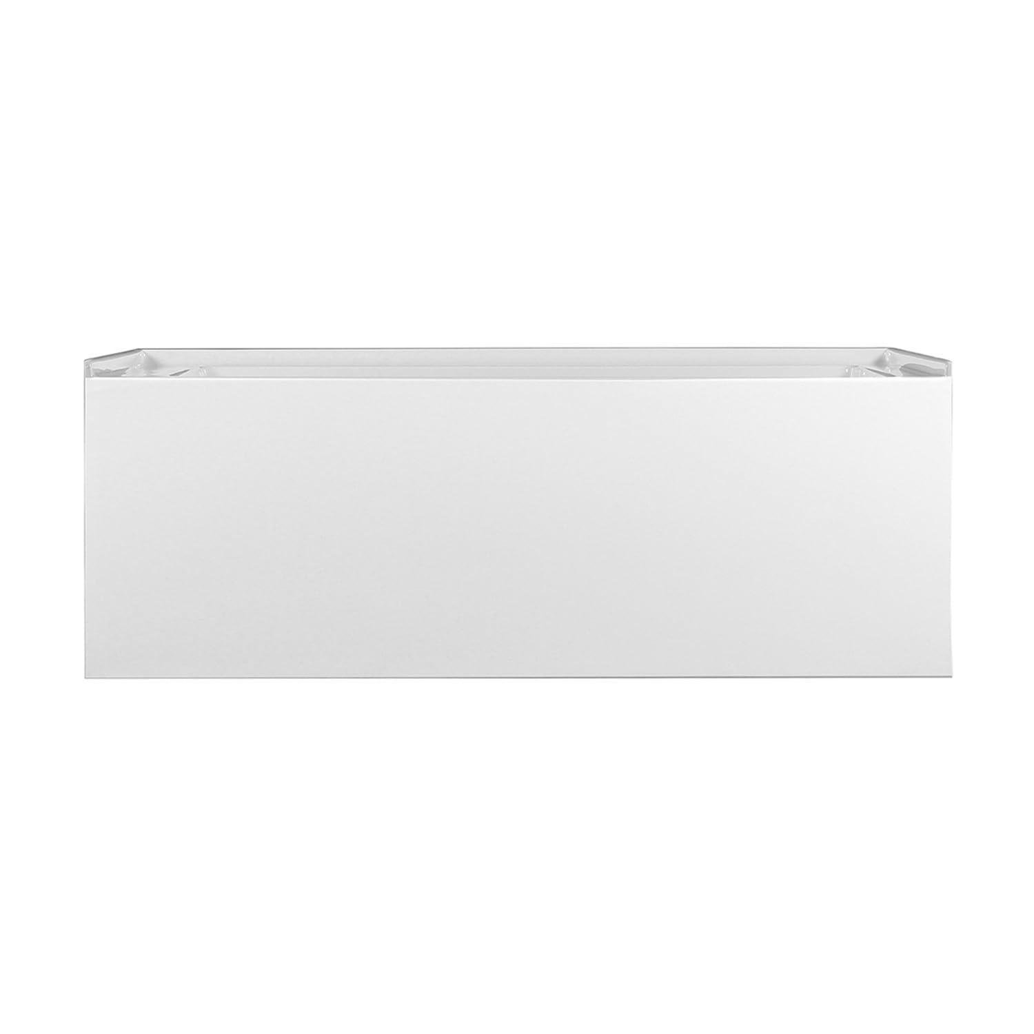 Kingston Brass Aqua Eden 60-Inch Acrylic Rectangular 3-Wall Alcove Tub