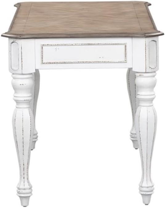 Magnolia Manor White Lift Top Writing Desk