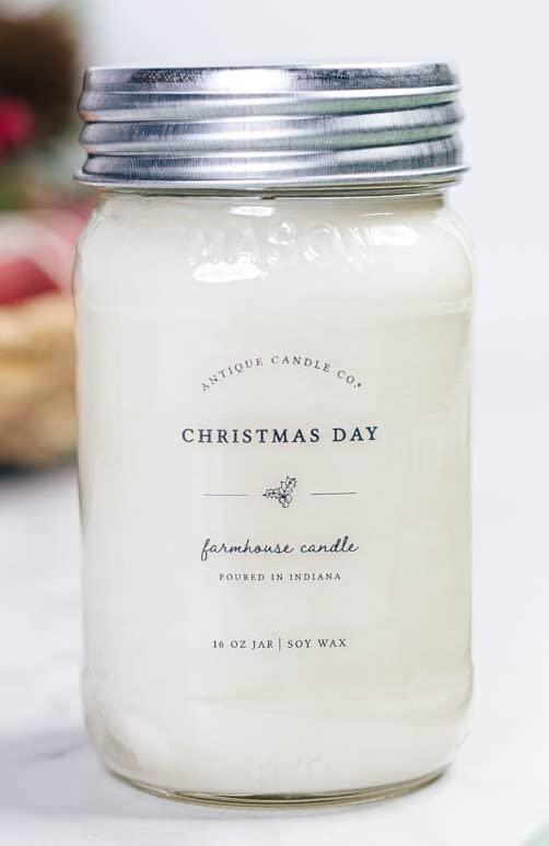 Christmas Day Cream Soy Wax Scented Jar Candle
