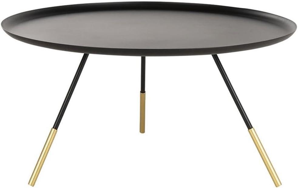 Orson Coffee Table with Metal Gold Cap  - Safavieh