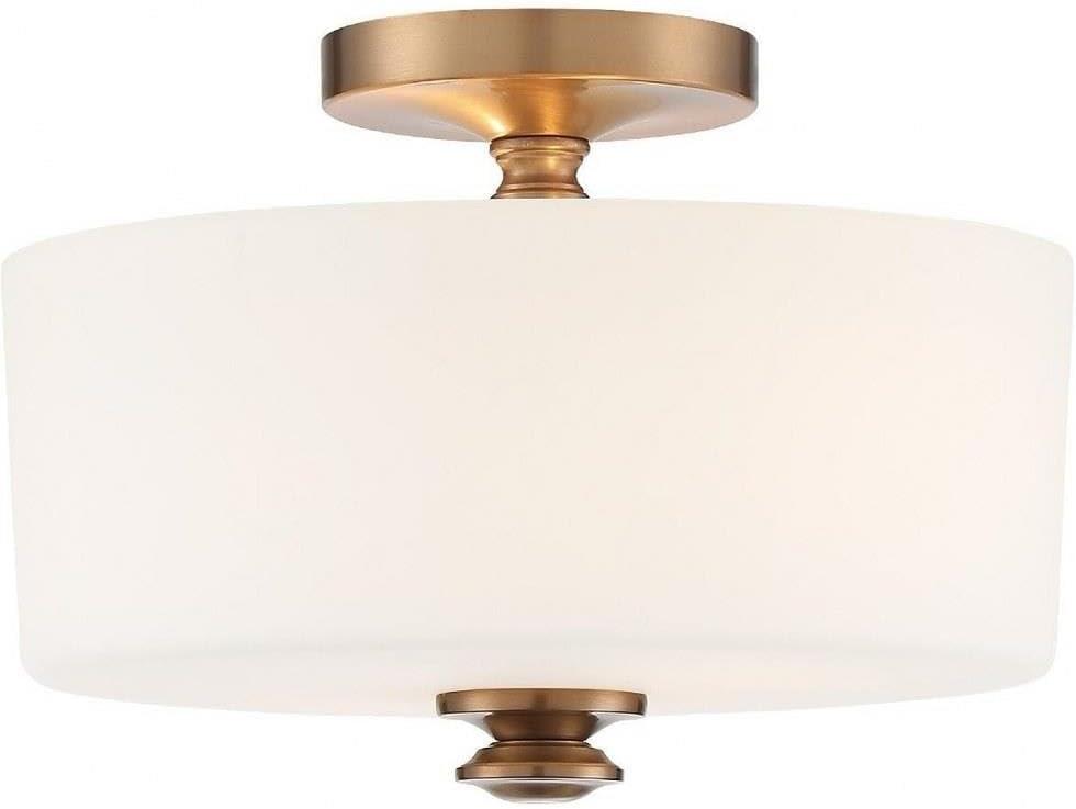 Crystorama Lighting - Two Light Ceiling Mount - Travis - 2 Light Flush Mount in