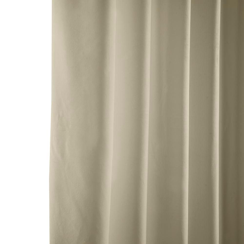 HPD Half Price Drapes Heritage Plush Velvet Curtains 84 Inches Long Room Darkening Curtains for Bedroom & Living Room 50W x 84L, (1 Panel), Macchiato Beige