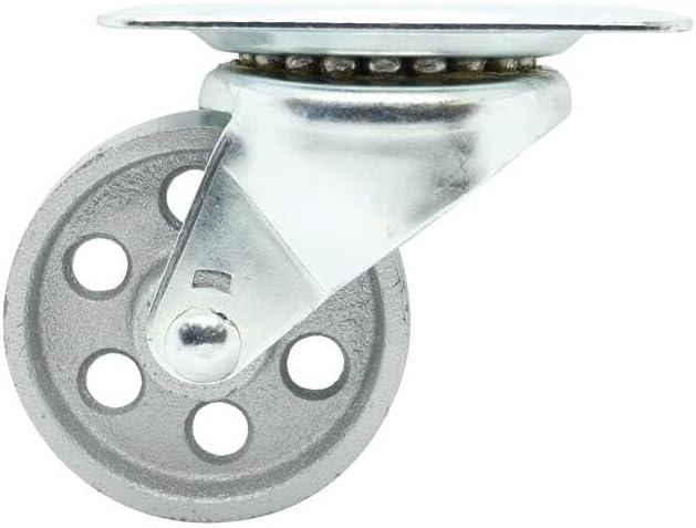 Shepherd 9782 4" Steel Wheel Swivel Plate Casters