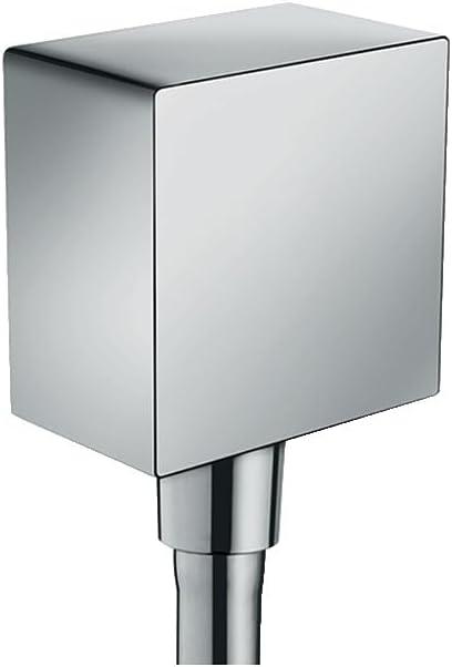 Hansgrohe FixFit Square Wall Outlet with Check Valves