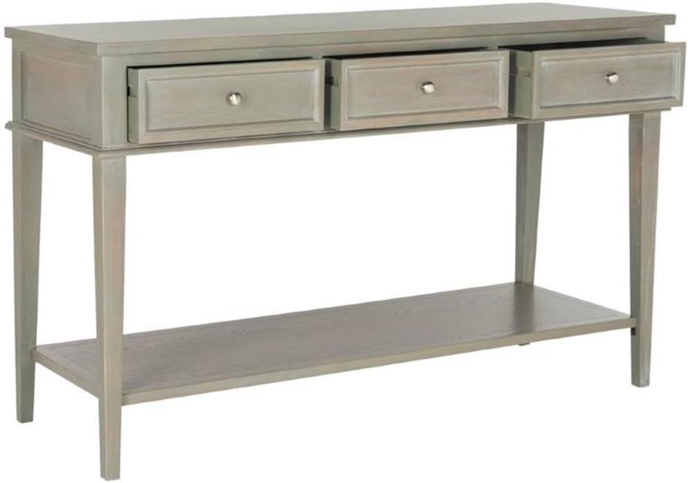 Manelin Console - AMH6641C - Gray - Safavieh Couture