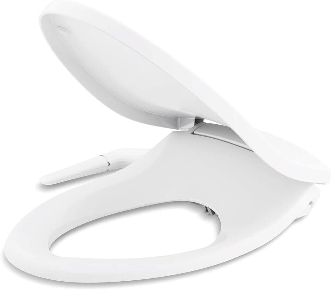 PureWash M250 Elongated Bidet Toliet Seat, Manual Non-Electric Bidets for Existing Toilets