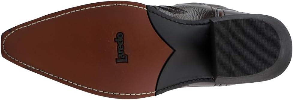 Laredo Mens Hawk Embroidered Snip Toe Cowboy  Mid Calf Boots