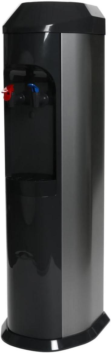 Clover D14A Gray Plastic Hot and Cold Water Dispenser