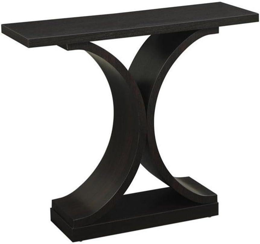 Newport Infinity Console Table, Espresso