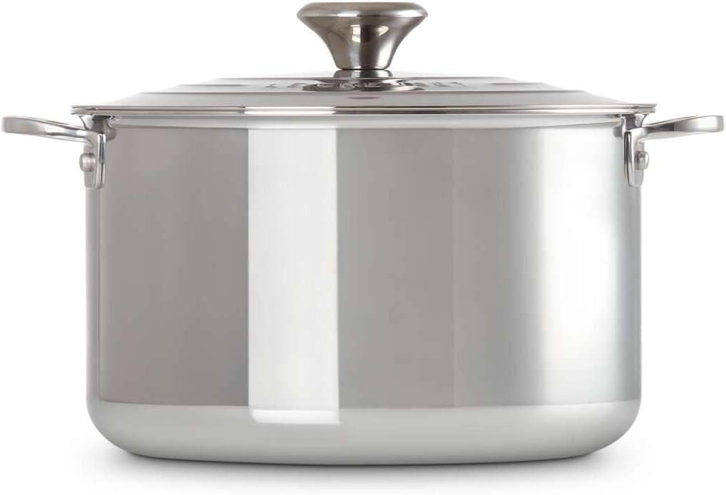 Le Creuset Stainless Steel Stockpot with Lid