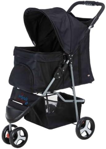 TRIXIE TRIXIE Dog Stroller for Small Dogs and Cats, Lightweight and Compact Pet Stroller