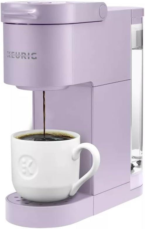 Keurig K-Mini Go Single-Serve K-Cup Pod Coffee Maker Violet: Compact Electric Brewer, 12 oz Capacity, Uses K-Cups & Pods
