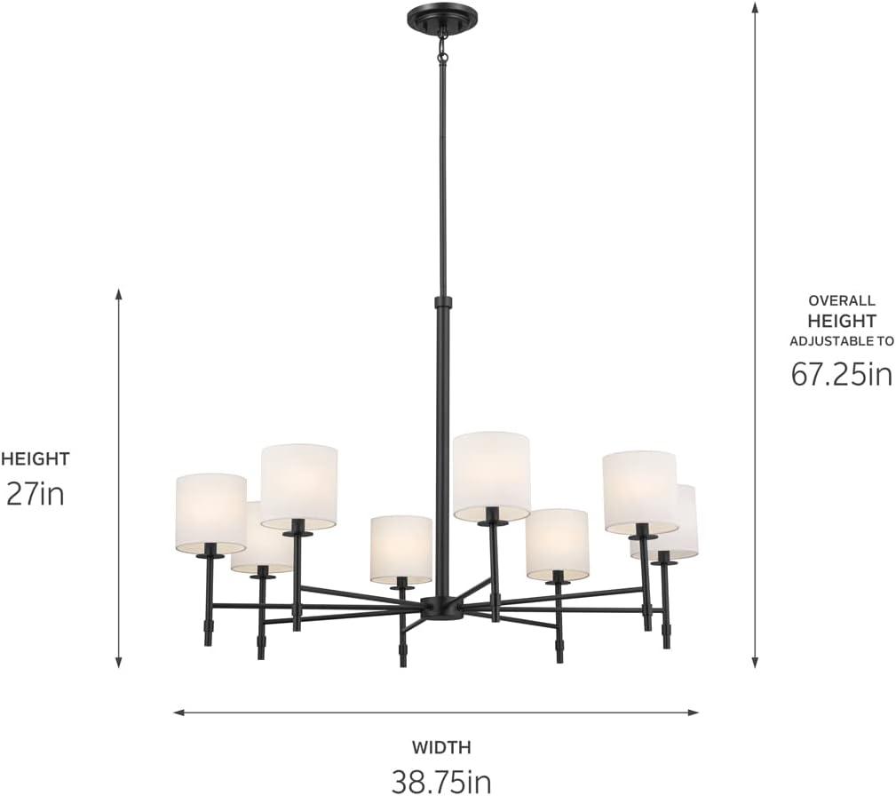 Kichler Lighting Ali 8 - Light Chandelier in  Black