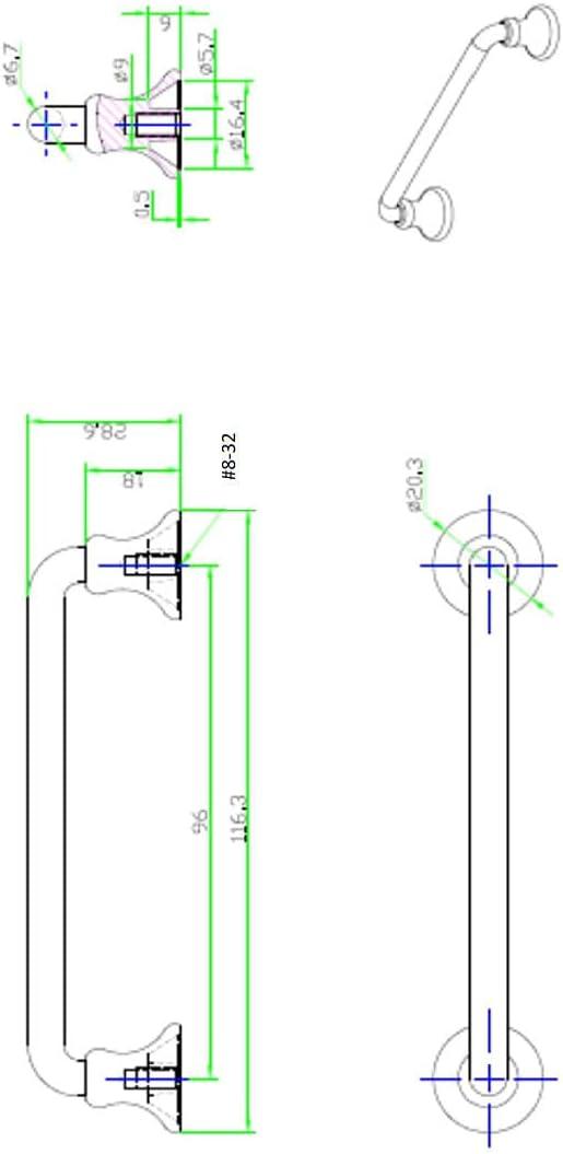 Richelieu Hardware BP0874R3 Toulon Collection 3 3/4-inch (96 mm) Center-to-Center Regency Brass Traditional Round Cabinet and Drawer Pull Handle for Kitchen, Bathroom, and Furniture