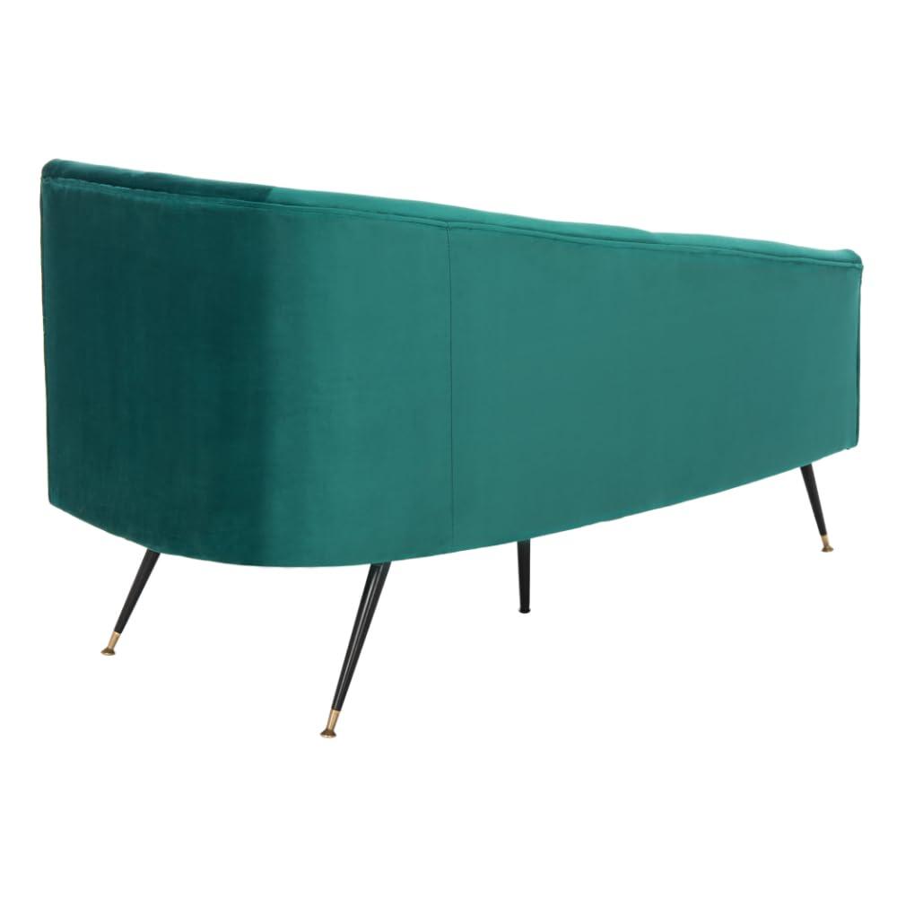 Evangeline Parisian Settee - Black - Safavieh.