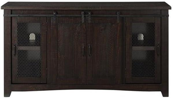 Durango 65" Solid Wood TV Stand Espresso Finish - Martin Svensson Home