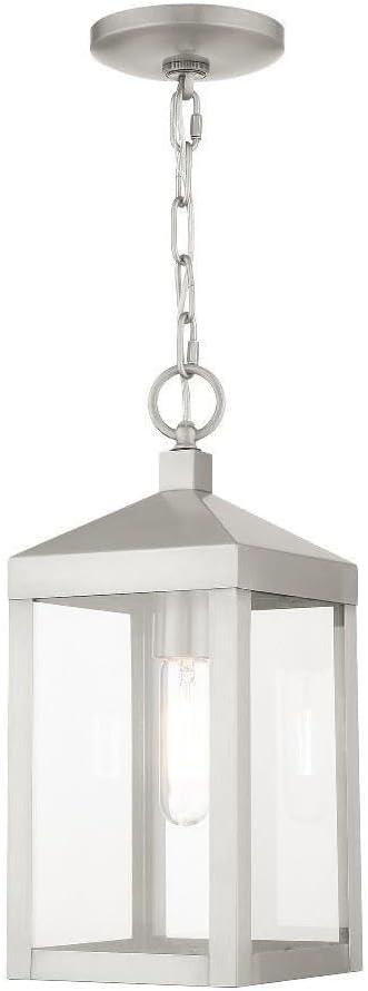 Livex Lighting Nyack 1 - Light Pendant in  Brushed Nickel