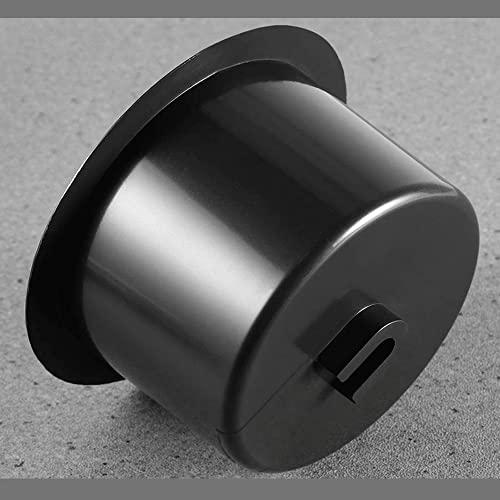 Black Plastic Drop-In Cup Holder Insert for Sofa, Boat, RV, and Car