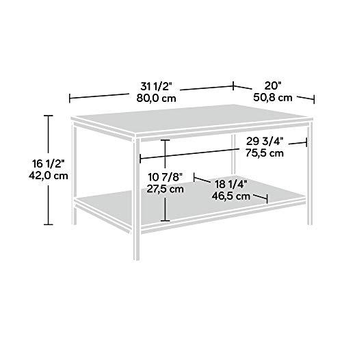 Sindoori Mango & Black Metal Open Shelf Coffee Table