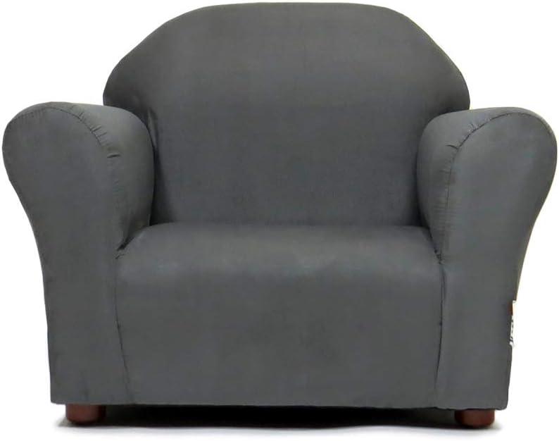 Keet Keet Roundy Microsuede Chair Charcoal