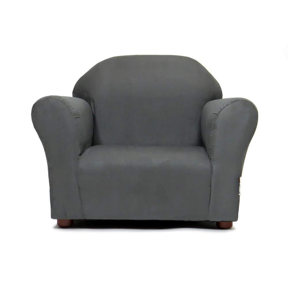 Keet Keet Roundy Microsuede Chair Charcoal