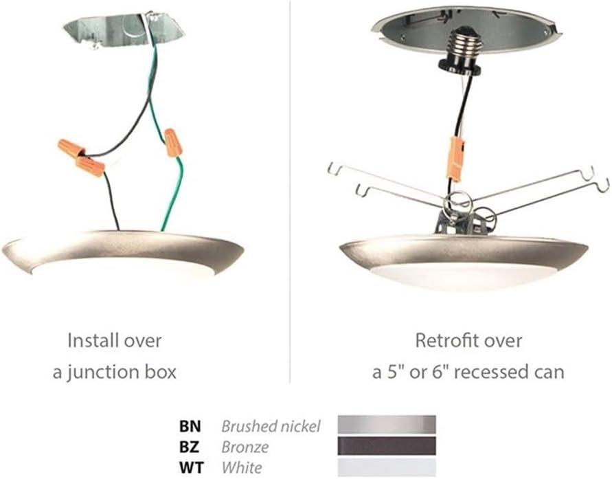 Disc Acrylic LED Flush Mount