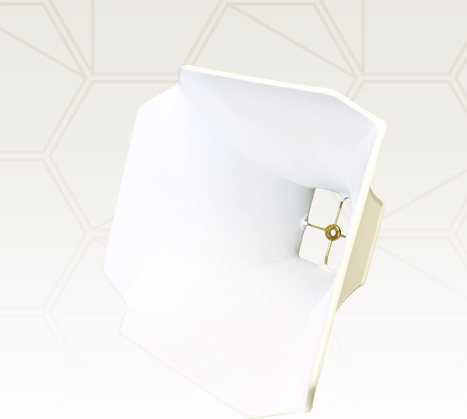 Royal Designs Pagoda Basic Lamp Shade, Eggshell, 4 x 10 x 9