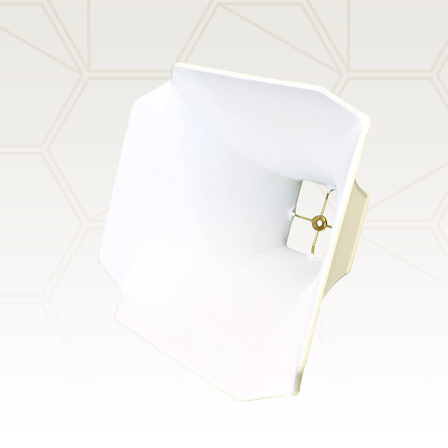 Royal Designs Pagoda Basic Lamp Shade, Eggshell, 4 x 10 x 9