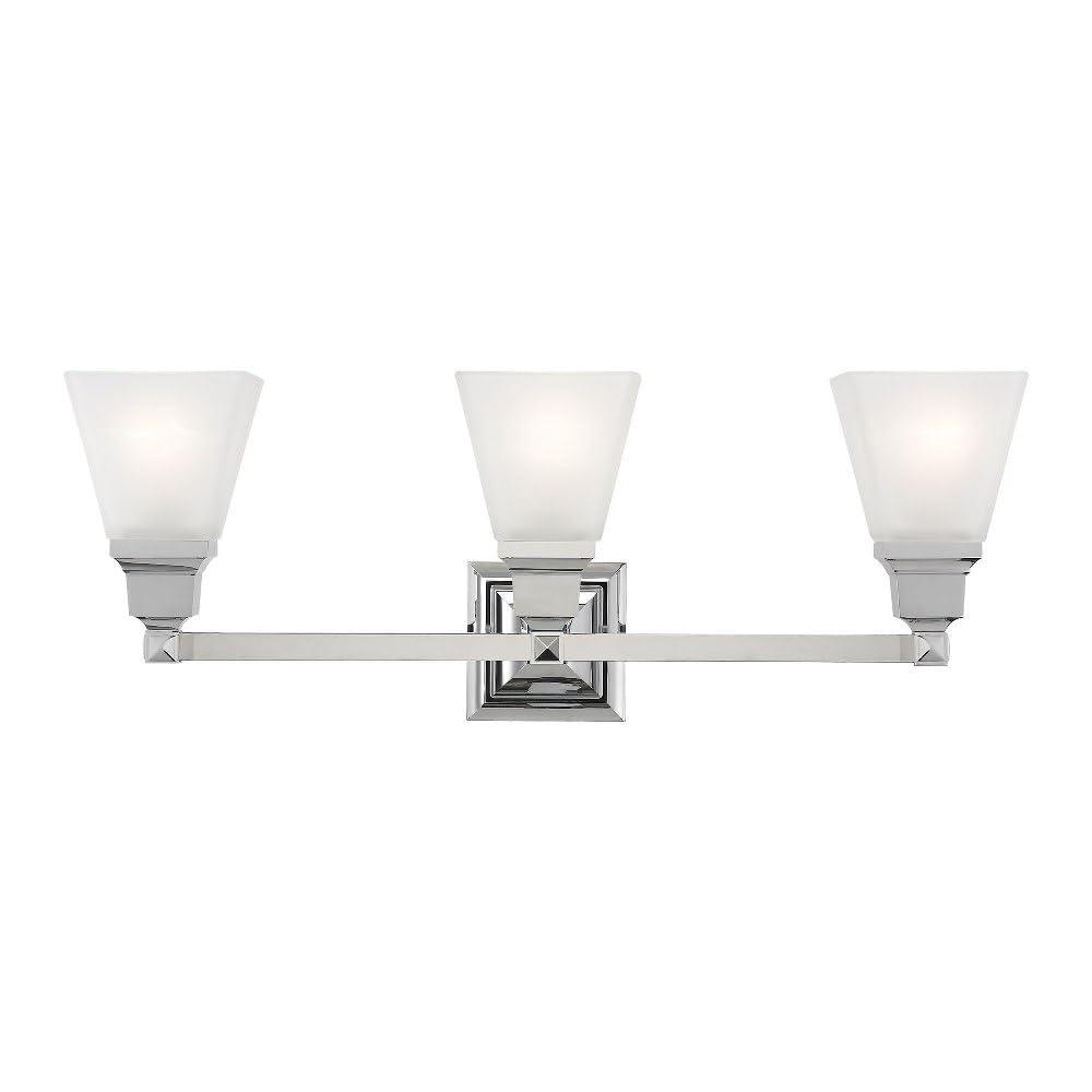Livex Lighting Mission 3 - Light Vanity in  Polished Brass
