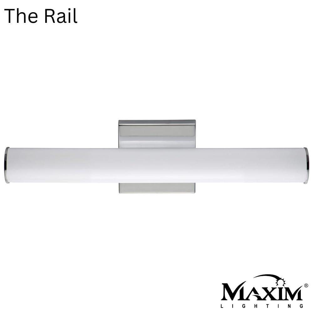Polished Chrome 18-Inch Dimmable LED Bathroom Vanity Light