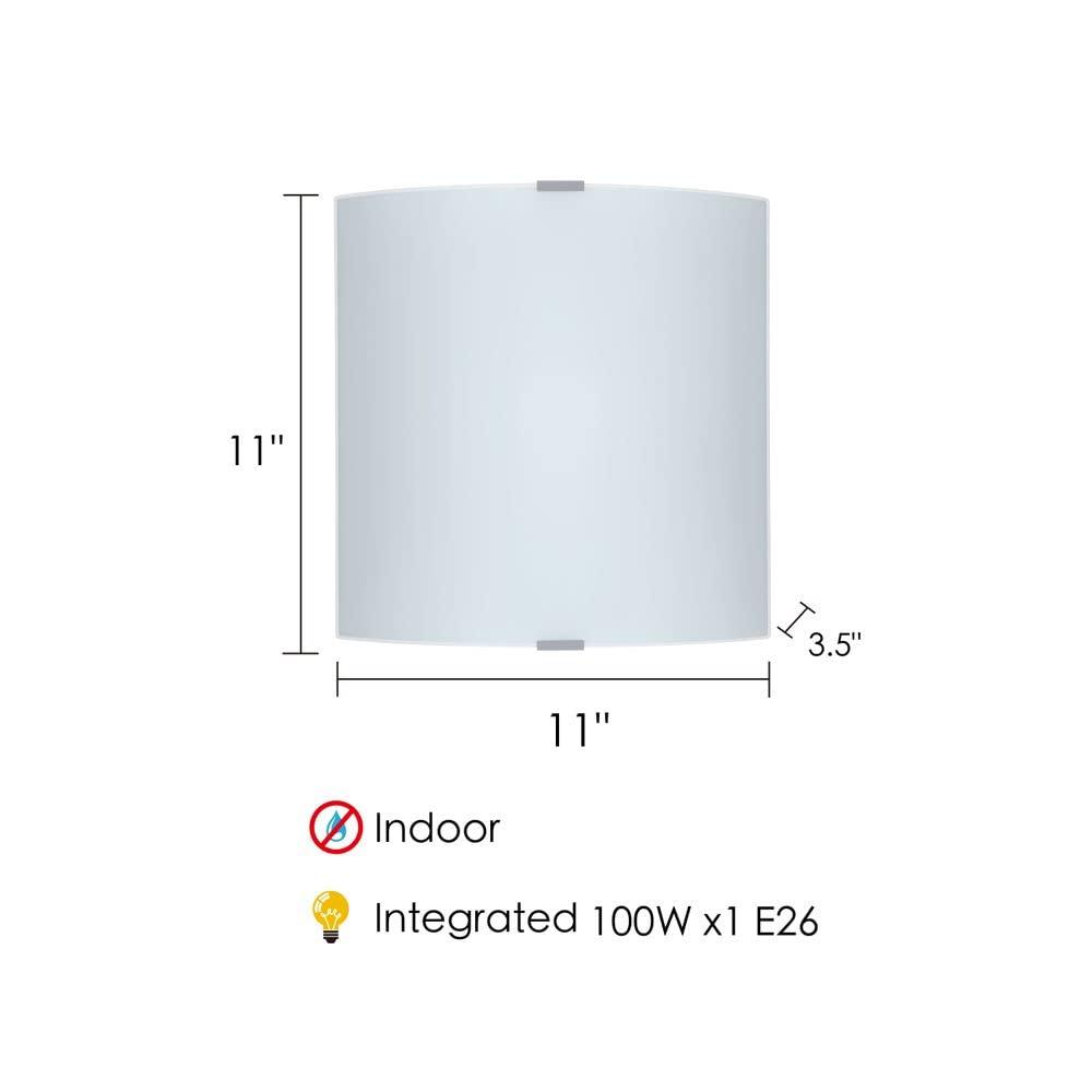 Eglo Lighting - Grafik - 1 Light Wall Sconce In Contemporary Style-11.38 Inches