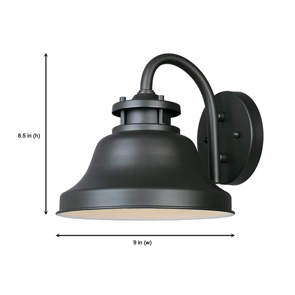 Bronze Direct Wired Electric Outdoor Wall Lantern Sconce