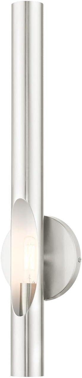 Livex Lighting Acra 1 - Light Wall Light in  Brushed Nickel