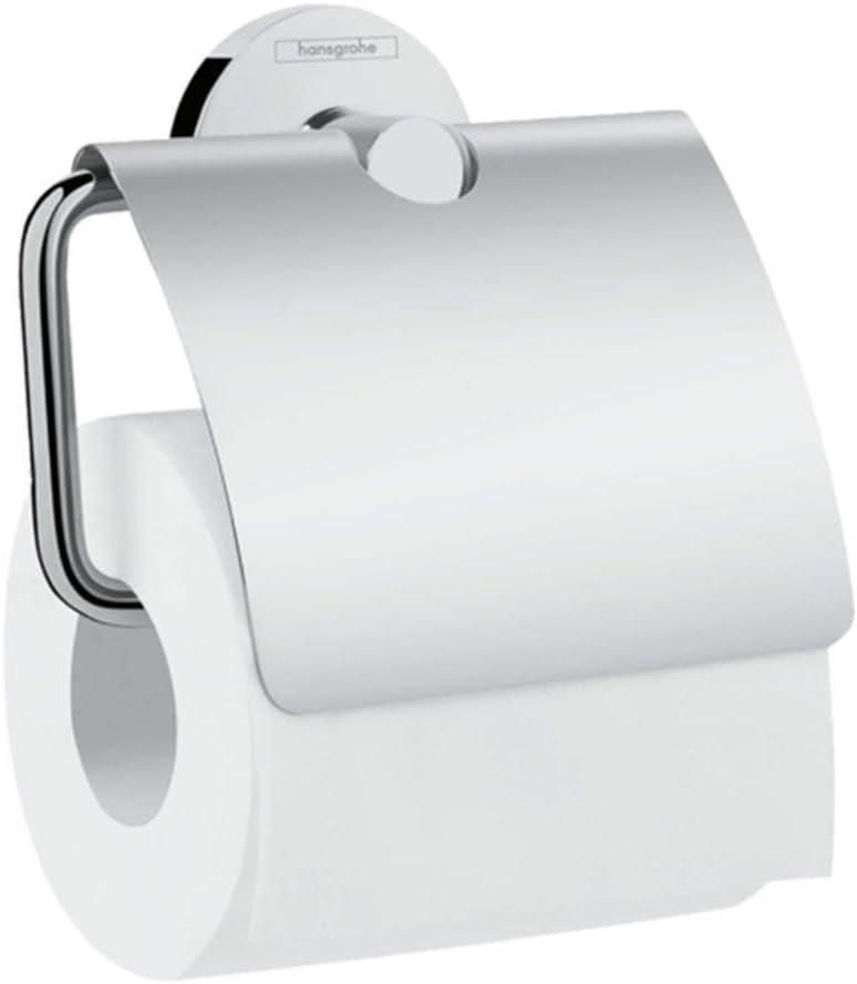 Logis Universal Wall Mount Toilet Paper Holder with Cover