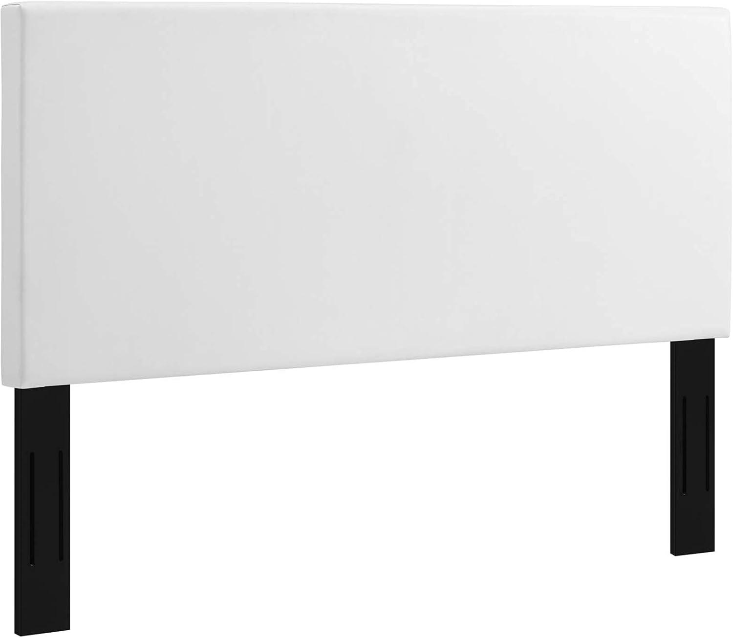 Modway Taylor Full / Queen Upholstered Faux Leather Headboard in White