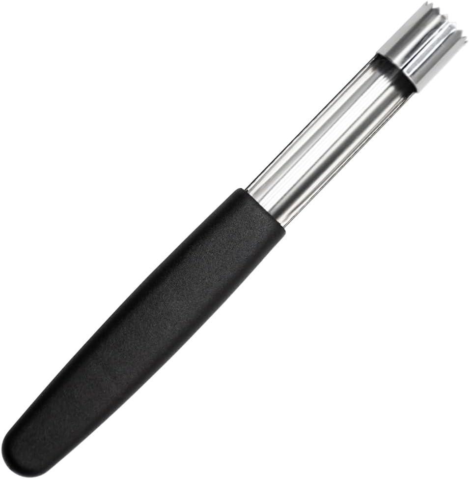 Professional Stainless Steel Apple Corer with Black Handle