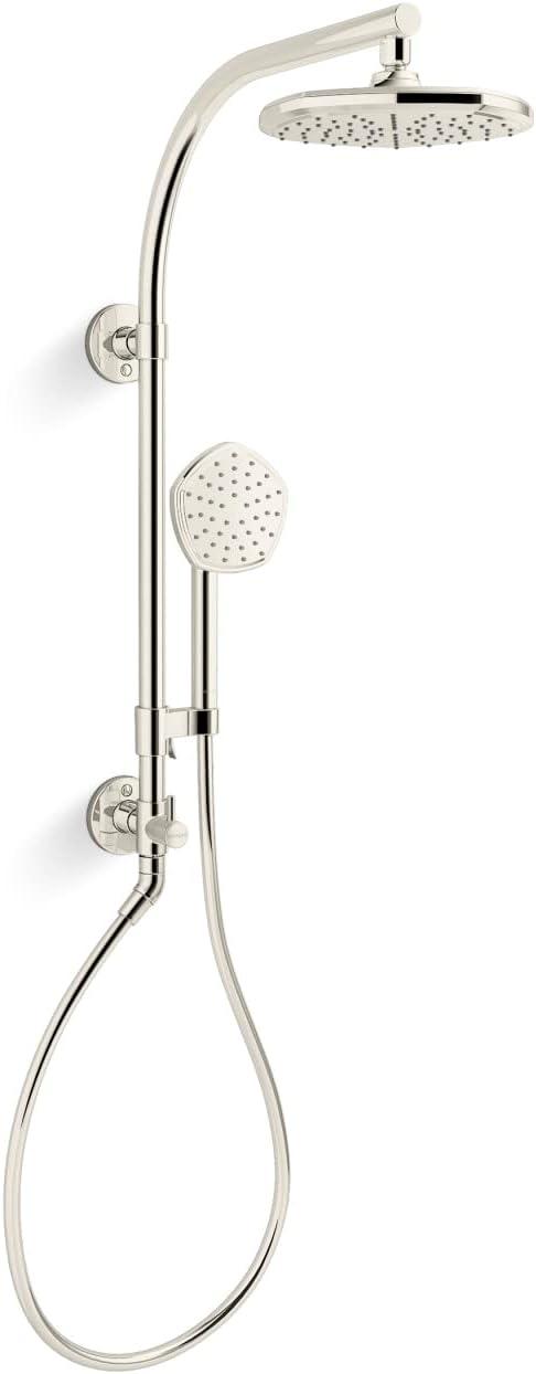 Hydrorail-R Occasion Arch Shower Column Kit With Rainhead And Handshower 1.75 Gpm