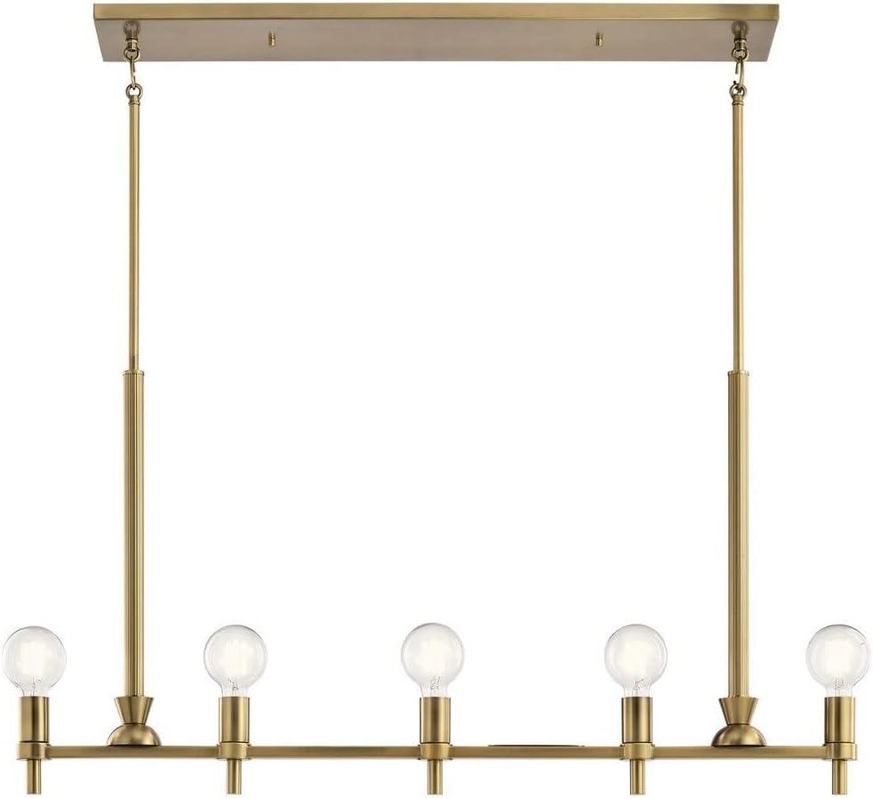Kichler Lighting Torvee 5 - Light Chandelier in  Brushed Natural Brass