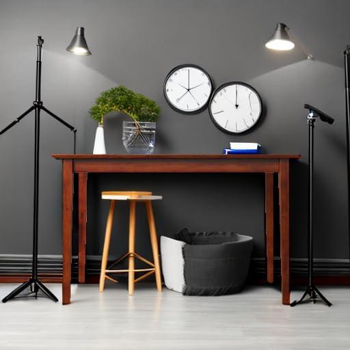 AFI 48" Solid Wood Shaker Design-Home Office, Laptop Computer Work Study Desk with USB Charger in Walnut