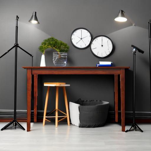 AFI 48" Solid Wood Shaker Design-Home Office, Laptop Computer Work Study Desk with USB Charger in Walnut