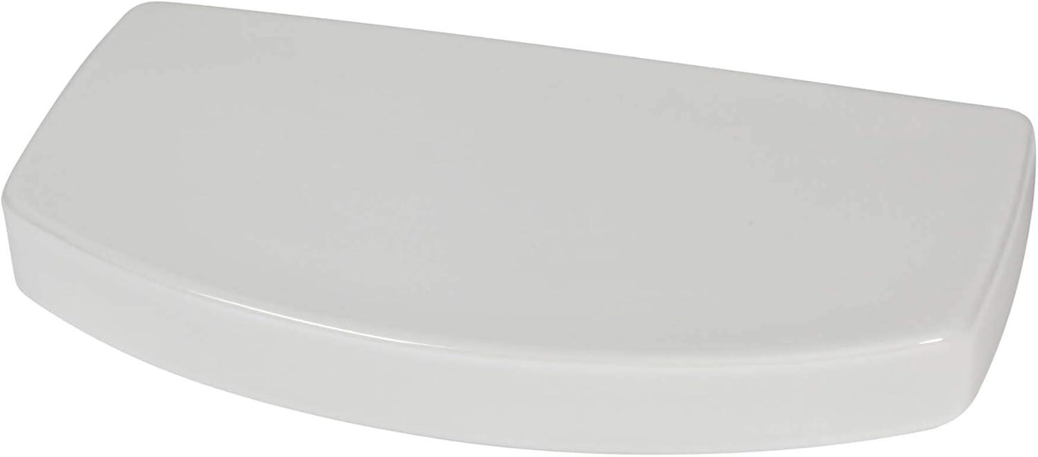 White Ceramic Toilet Tank Lid with Manual Operation