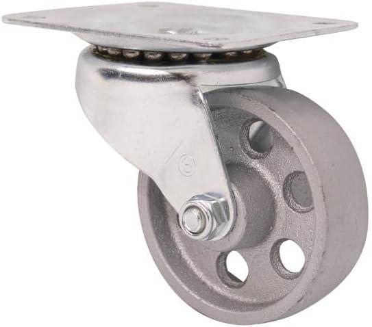 Shepherd 9782 4" Steel Wheel Swivel Plate Casters