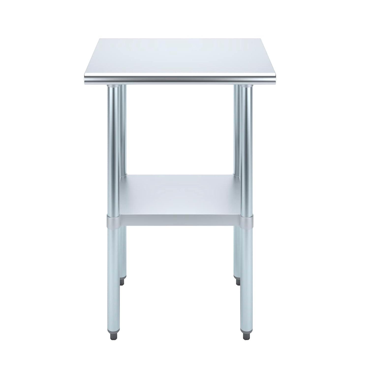 Amgood 24 in. x 18 in. Stainless Steel Table