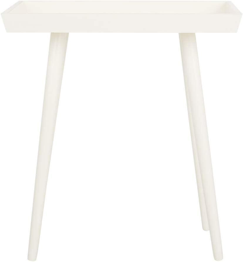 George Oliver Corlien Solid Wood Tray Top End Table