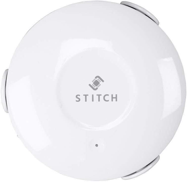 Monoprice Wireless Smart Water Leak/Flood Sensor - White with Probe and Alarm, No Hub Required (Supports IFTTT) - From STITCH Collection