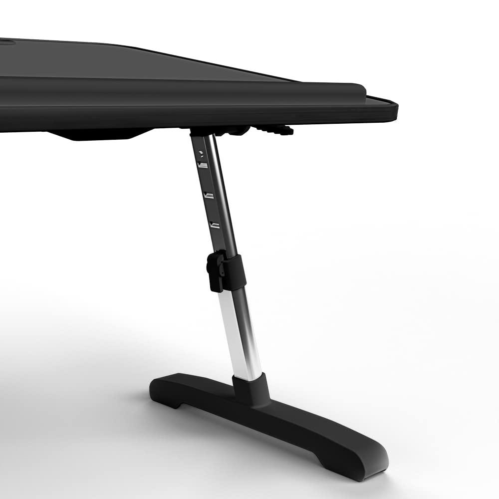 Limitless TotalDesk Portable Workstation Lap Desk with 12.3" Adjustable Height and Tilt 5.8lb - Black