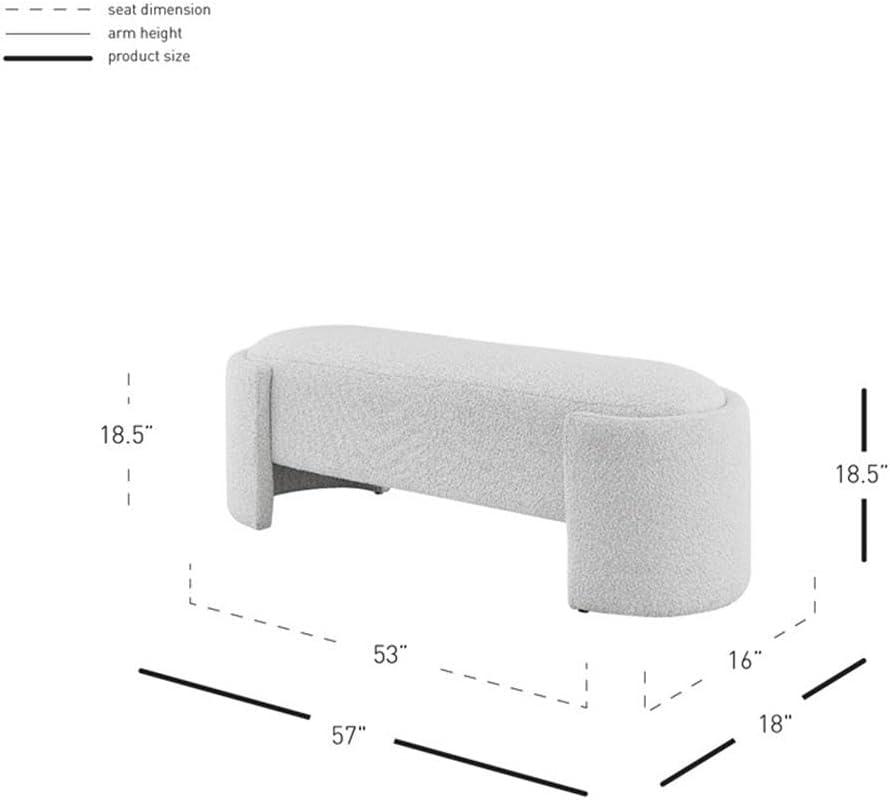 New Pacific Direct Felicia Fabric Bench