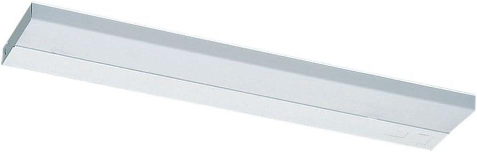 White 24.5'' Fluorescent Under Cabinet Light Bar with Acrylic Diffuser