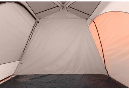 Ozark Trail 11-Person Instant Cabin Tent with Private Room – 3-Room Family Camping Tent with Awning