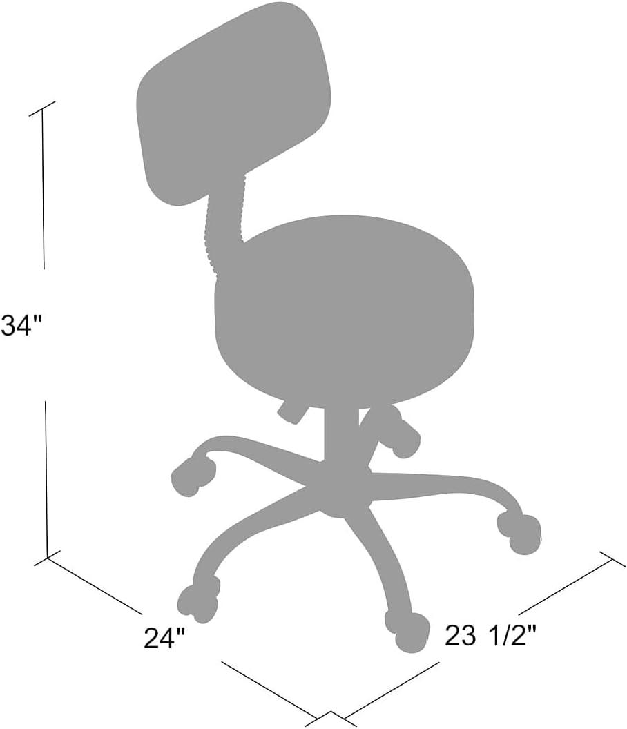 Boss Office Products Vinyl Drafting Chair